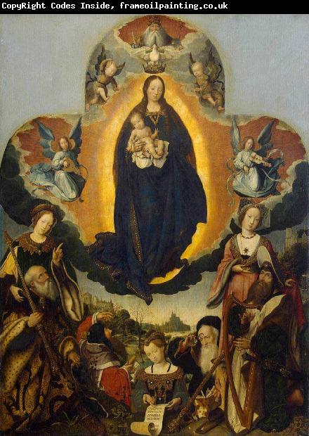 Jan provoost The Coronation of the Virgin